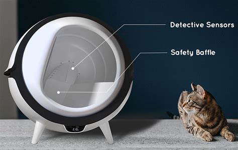 Catson Smart Cat Litter Box Automatic Uv Sanitazing System Tuvie Design