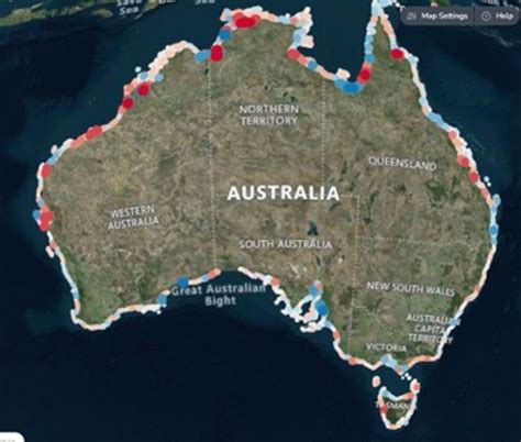 Mapping Australias Dynamic Coastline At Mean Sea Level Using Three
