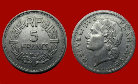5 Francs Lavrillier 1947 B Empire Des Monnaies