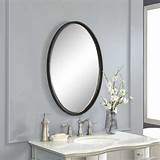 Sherise Bronze Oval Mirror | Uttermost