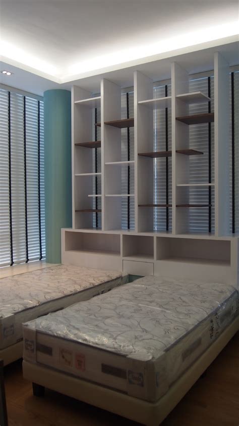 You can place colorful candles and a huge. Display shelf, bedhead on bay window. - Modern - Bedroom ...