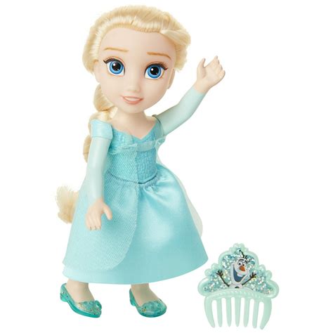 Disney Frozen Princess Elsa 6 Petite Doll With Glittered Hard Bodice