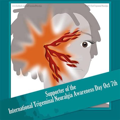Supporter Of The International Trigeminal Neuralgia Awareness Day Oct