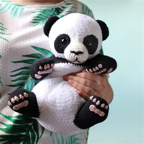 Crochet Panda Crochet Amigurumi Crochet Teddy Crochet Bear Cute
