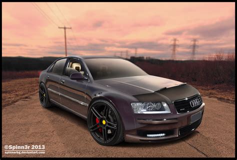 Audi A8 On 360 Forged Wheels By Spinn3r By Spinnerbg On Deviantart