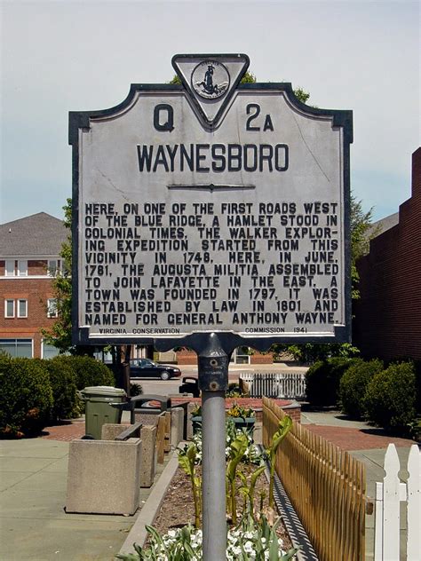 Waynesboro Virginia Historical Marker 02 A Photo On Flickriver