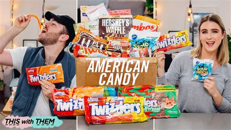 british people trying american candy this with them youtube