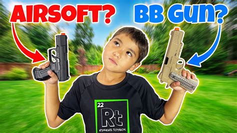 Airsoft Vs Bb Gun Which Is More Powerful Youtube