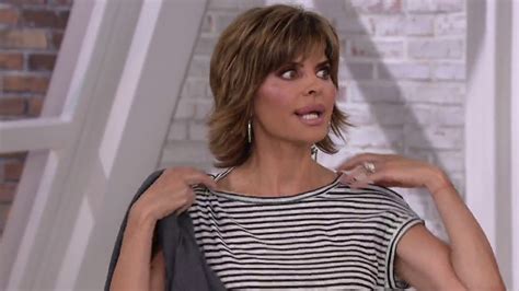 Lisa Rinna Collection Striped Pullover Top On Qvc Youtube