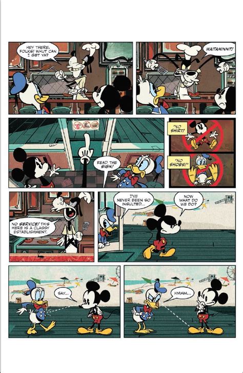 Cartoons In The Nude This Is From The No Service Mickey Mouse Short