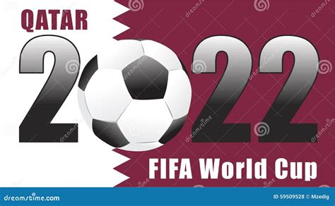 Fifa World Cup Qatar 2022 Editorial Stock Photo Illustration Of