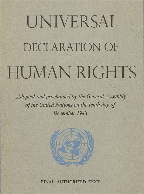 Universal Declaration Of Human Rights Udhr Classnotesng