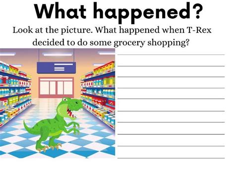Dinosaur Creative Writing Prompts Teaching Resources