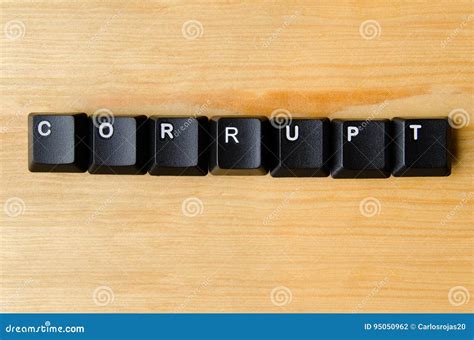 Corrupt Word Stock Photo Image Of Typo Letters Word 95050962