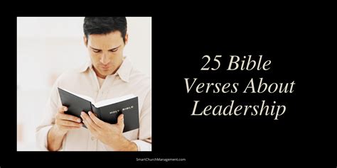 25 Inspiring Bible Verses About Leadership Smart Church Management