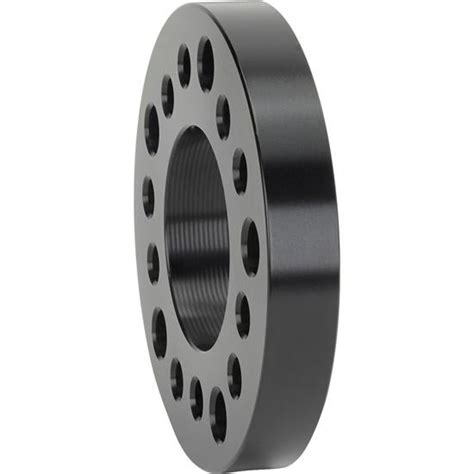 Aluminum Wheel Spacer 1 Inch Thick Black Anodized