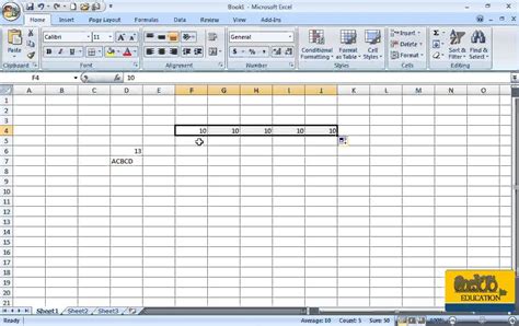 Microsoft Excel Sinhala Tutorial 02 Adding And Deleting Data