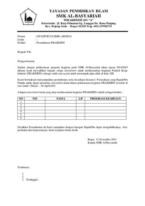 Contoh surat balasan penelitian skripsi dari sekolah. Contoh Surat Balasan Pkl - Gudang Surat