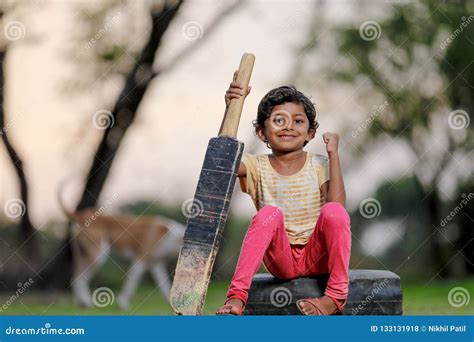 Indian Girl Playing Telegraph