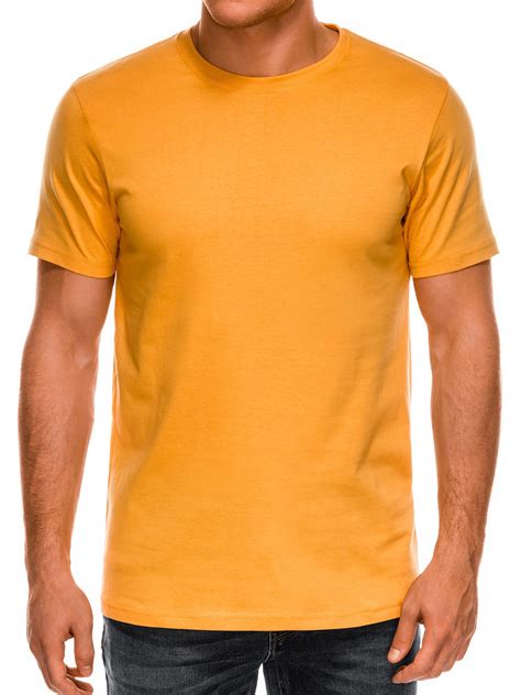 Mens Basic T Shirt S884 Dark Yellow Modone Wholesale Clothing