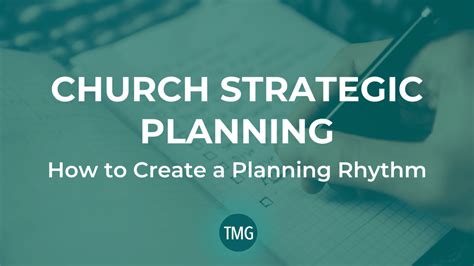 Church Strategic Planning How To Create A Planning Rhythm