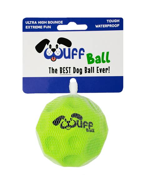 Wuff Ball The Best Dog Ball Ever Fun Durable Ultra Bouncy Green