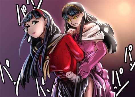 Raitaroo Amagi Yukiko Shadow Yukiko Persona Persona 4 2girls