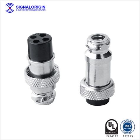 M16 4 Pin Male Female Waterproof Circular Electrical Connectors Supplier