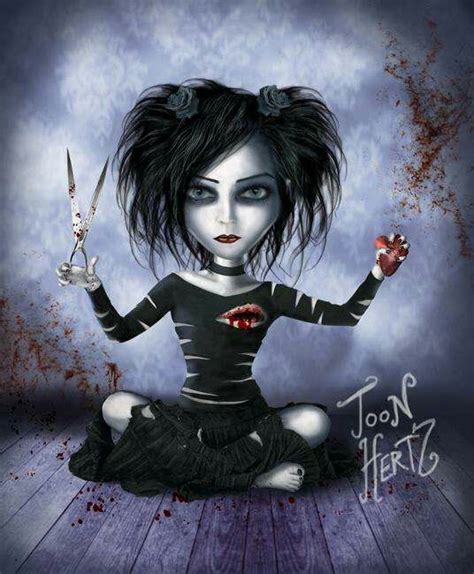 Goth Girl Cartoons By Toon Hertz On Deviantart Dark