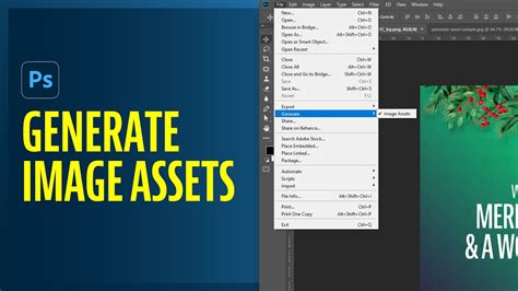 How To Generate Image Assets In Photoshop Quick And Easy Youtube