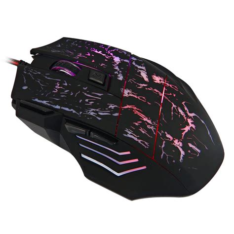Hxsj A874 7 Buttons Usb Wired Optical Game Gaming Mouse 1000 1600