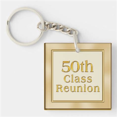 Custom Order 50th Class Reunion Favors Keychains