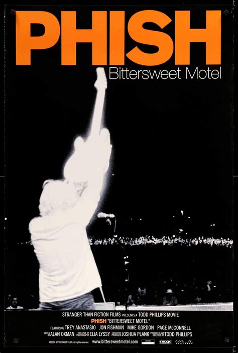 Phish Bittersweet Motel 2000 One Sheet Movie Poster Original Film