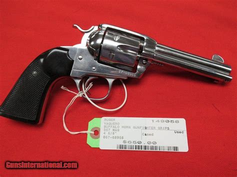 Ruger Vaquero Bisley Stainless 357 Mag4 58 Used