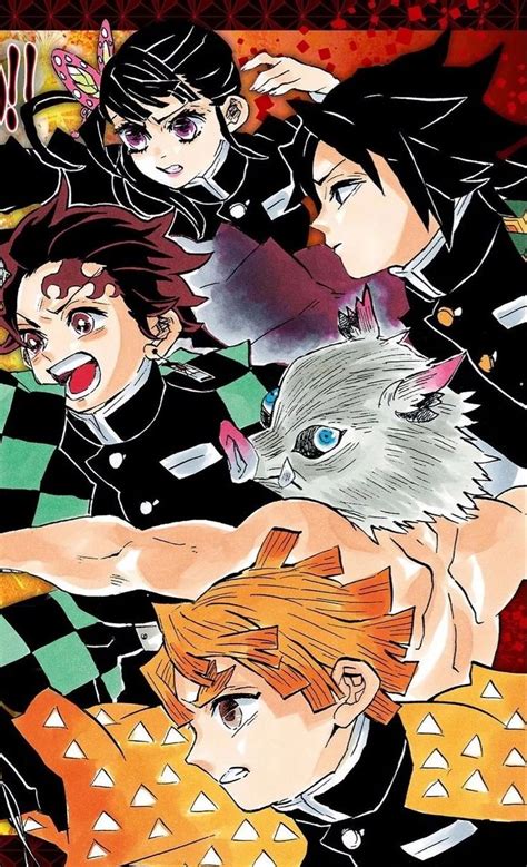 Kimetsu no yaiba mangá colorido Demon slayer official poster Manga anime one piece Anime