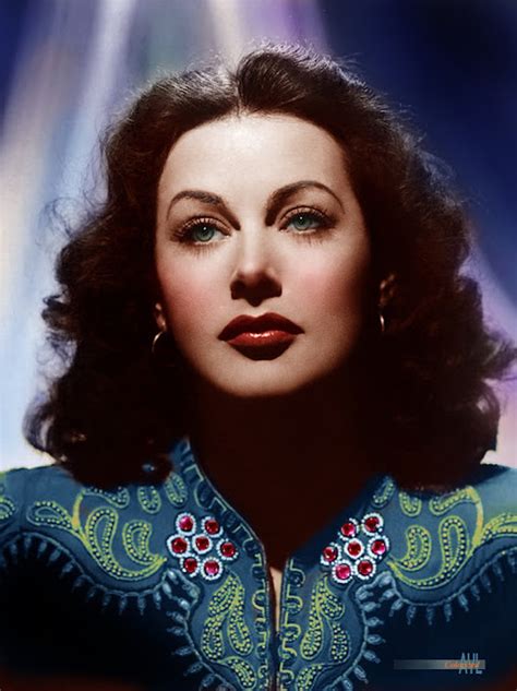 Colors For A Bygone Era Hedy Lamarr Ca 19451946