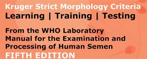 Who 5th Edition Manual Strict Morphology Training And Testing