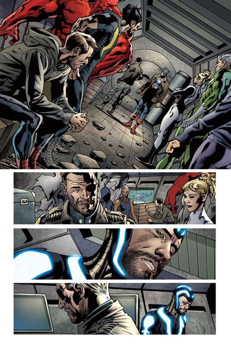 Age Of Ultron 5 Preview 3 By Bryan Hitch Comic Art Community Gallery Of Comic Art