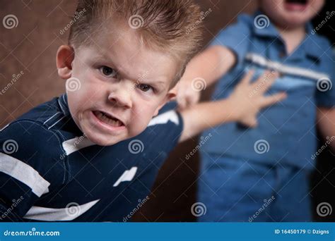 Angry Little Boy Stock Photo 721620