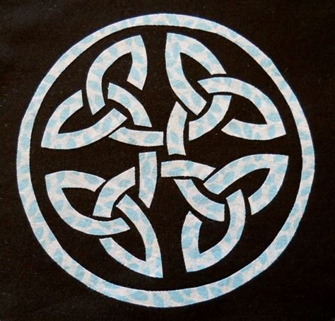 Easy Celtic Circle Knot Quilt Applique Pattern Design Etsy