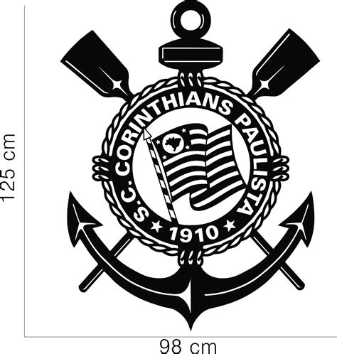 Página oficial do sport club corinthians. Adesivo De Parede Quarto Escudo Time Corinthians Timão Fiel - R$ 218,30 em Mercado Livre