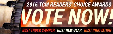 Vote Best Of 2016 Readers Choice Awards Truck Camper Magazine