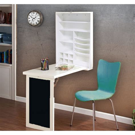 All Purpose Fold Down Table Desk Wall Cabinet With Collapsible