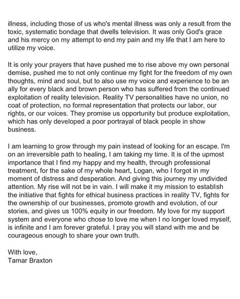 Tamar Braxton Breaks Silence On Suicide Attempt