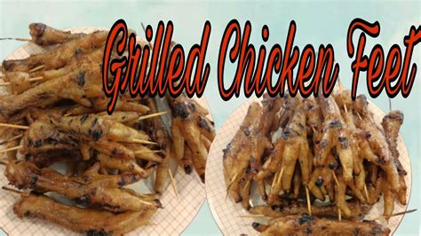 Grilled Chicken Feet Chicken Feet Barbecue Lutong Bahay Youtube
