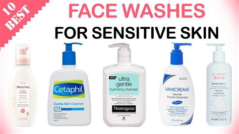 10 Best Face Washes For Sensitive Skin Best Facial Cleanser For Dry
