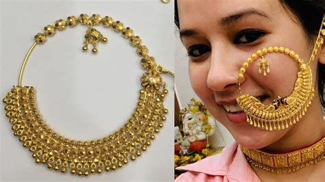 Beautiful Pahadi Nath Designs Latest Gold Nath Designs Bridal Nath Designs Youtube