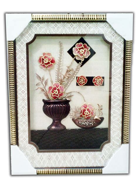 Decorations Frames Flowered Picture Frame