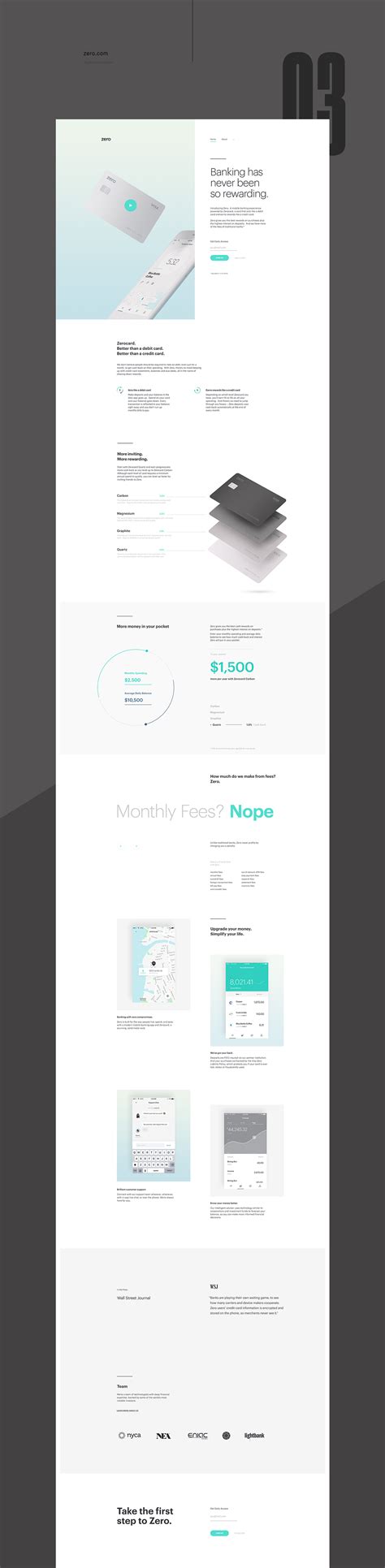 Zero Branding and Website on Behance
