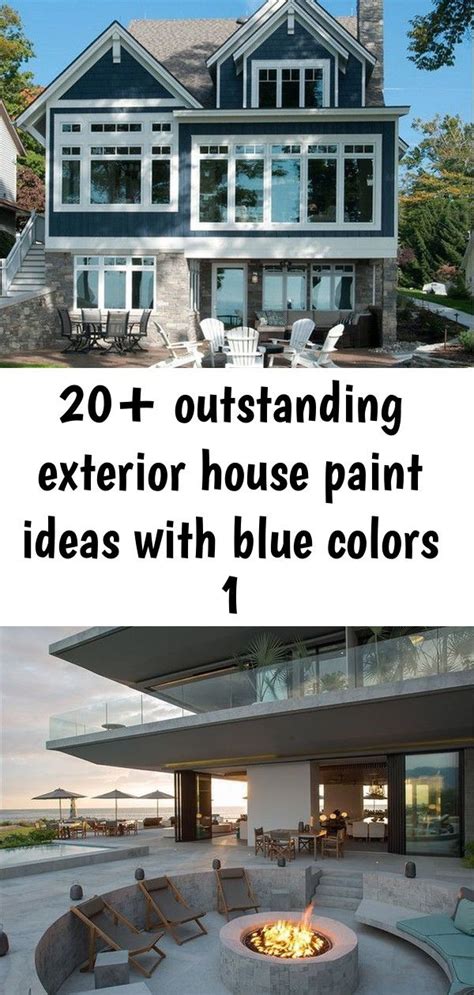 20 Outstanding Exterior House Paint Ideas With Blue Colors 1 House